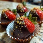 dubai chocolate strawberry cup
