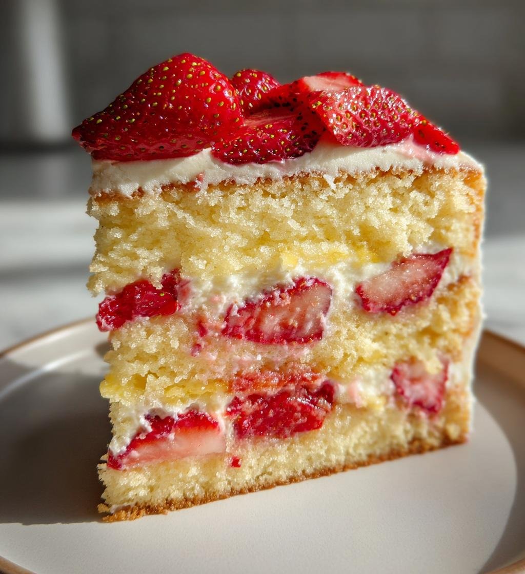 Strawberry & Lemon Spring Cake Inspiration for 7 Bright Moments