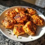 crispy air fryer salmon bites