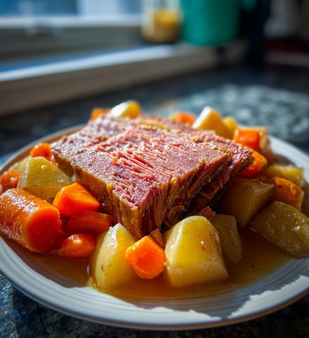 slow cooker corned beef