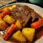 slow cooker roast beef and gravy