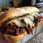 slow cooker roast beef sandwiches
