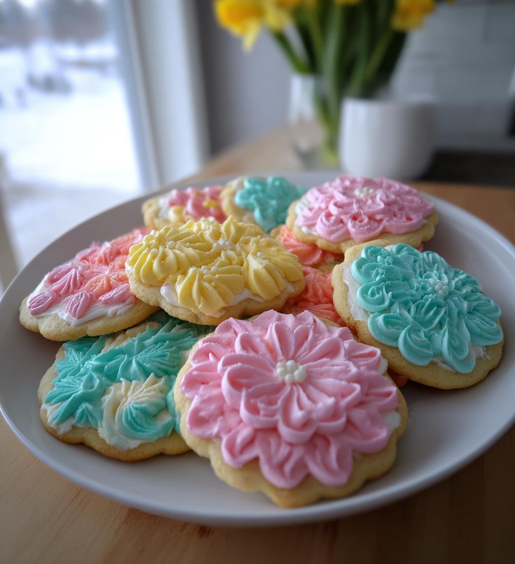 Spring Cookies Decorated Buttercream: 10 Sweet Memories Await