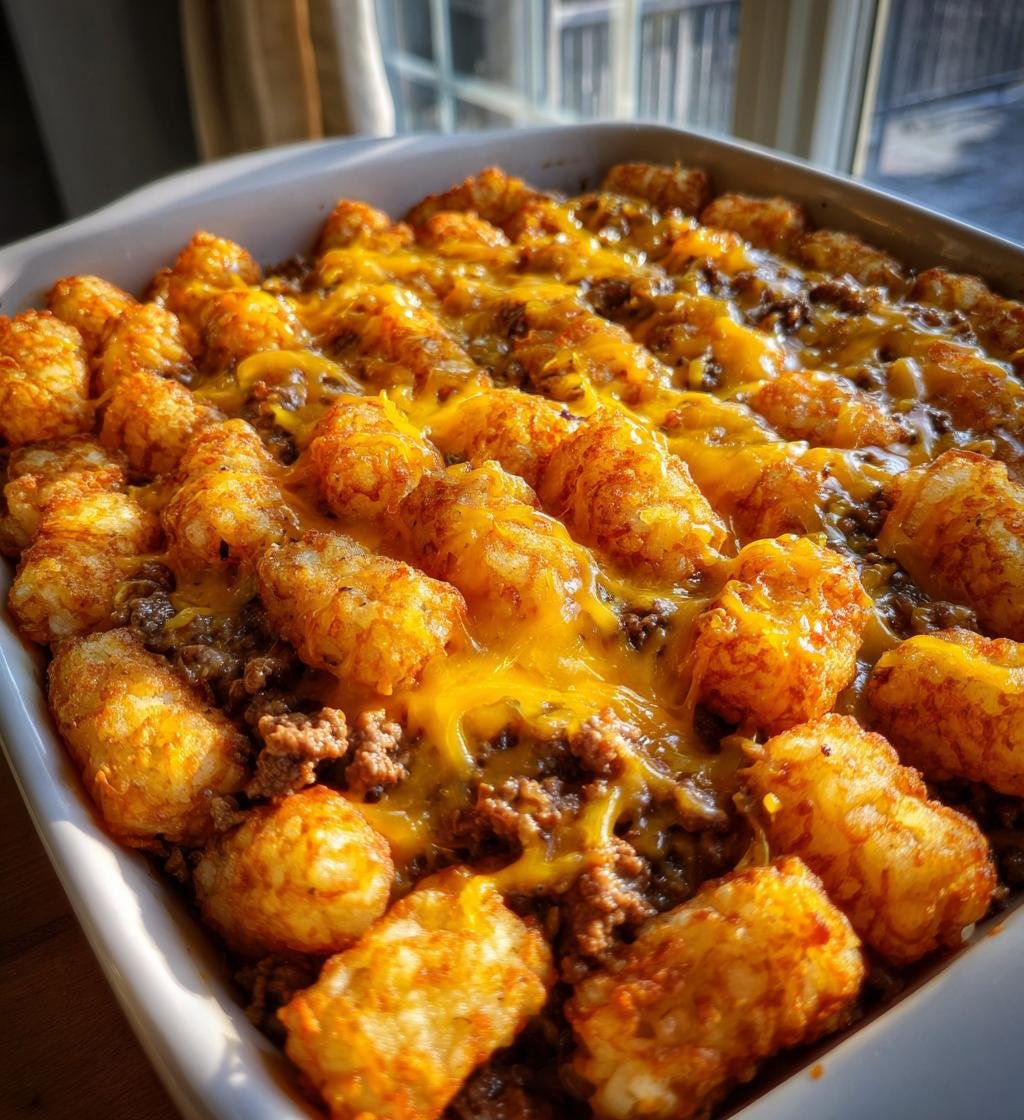 tater tot casserole with ground beef gf