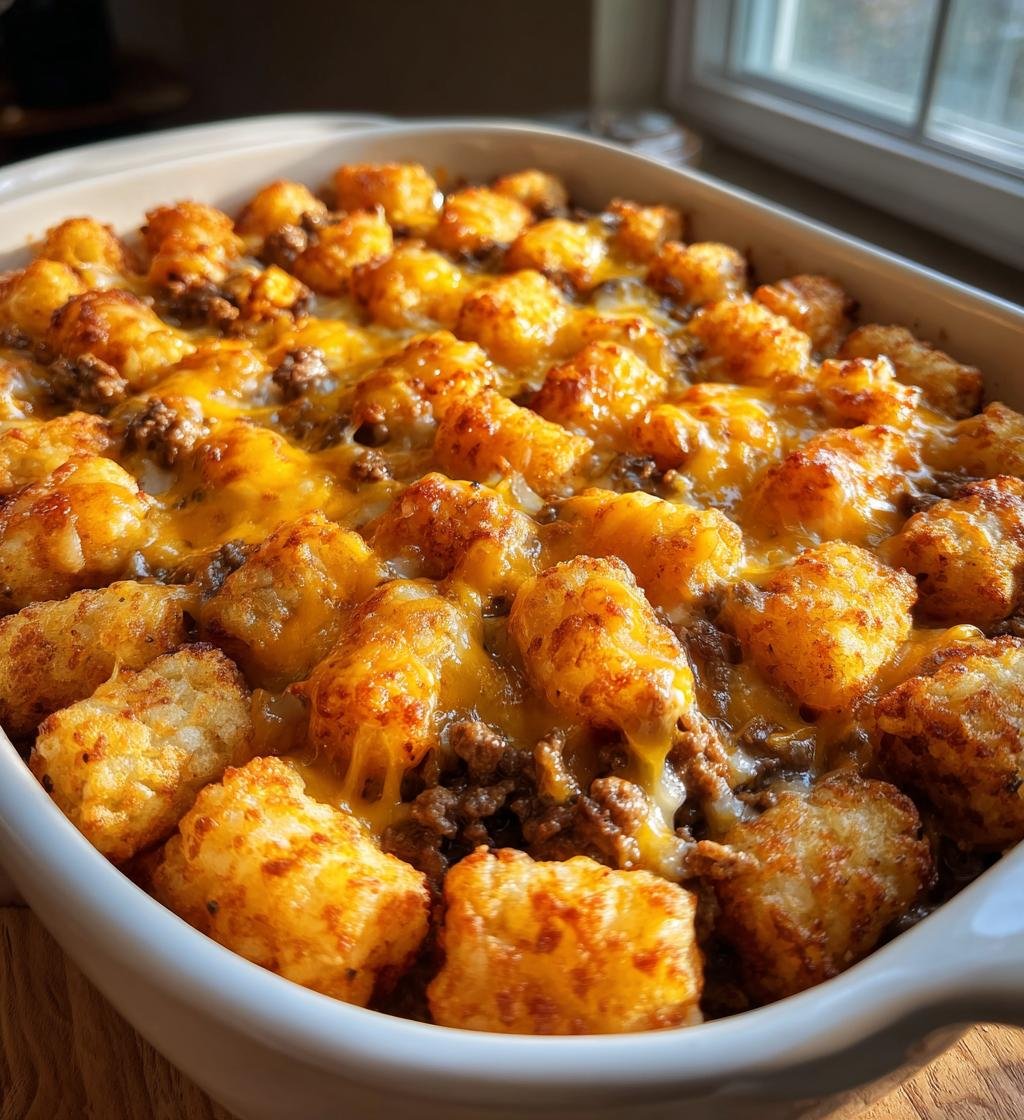 tater-tot-casserole/ with ground beef