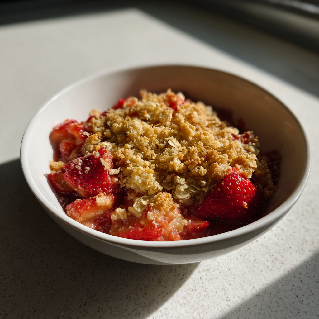 Best Strawberry Rhubarb Crisp Recipe for Sweet Bliss